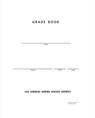 FORM 34-E-14 GRADE BOOK 72 PAGES