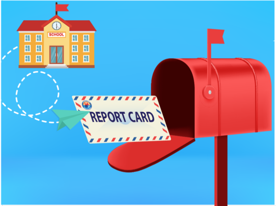 School Report Card With Direct Mailing Service